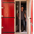 WERKAPRO - Porte moustiquaire aluminium  140x225cm  blanc - vignette