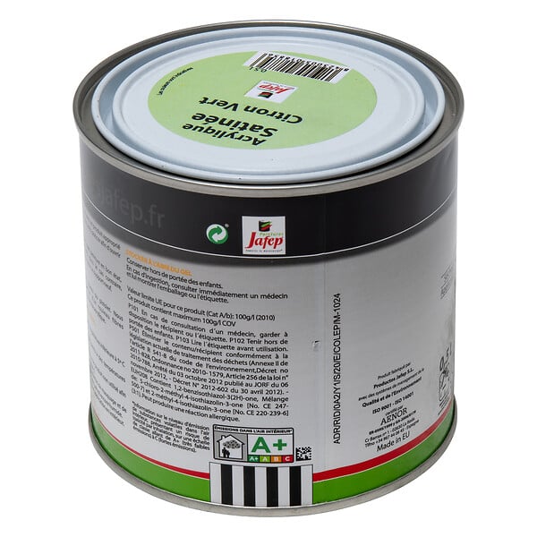 JAFEP - Peinture acrylique satinée citron vert 0,5l Jafep 0,5 L 0,5 L - large