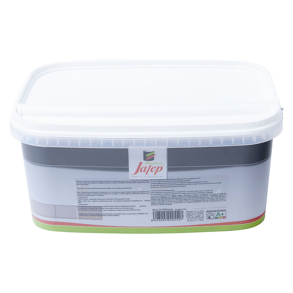 JAFEP - Peinture mur et plafond acrylique mat gris béton  2,5L  Jafep - large
