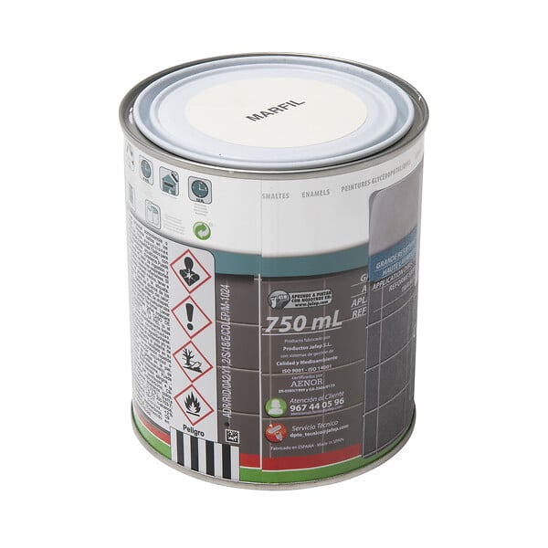 JAFEP - Peinture carrelage blanc ivoire 750ml - large