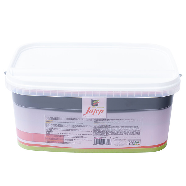JAFEP - Peinture mur et plafond satinée rouge vif  2,5L  Jafep - large