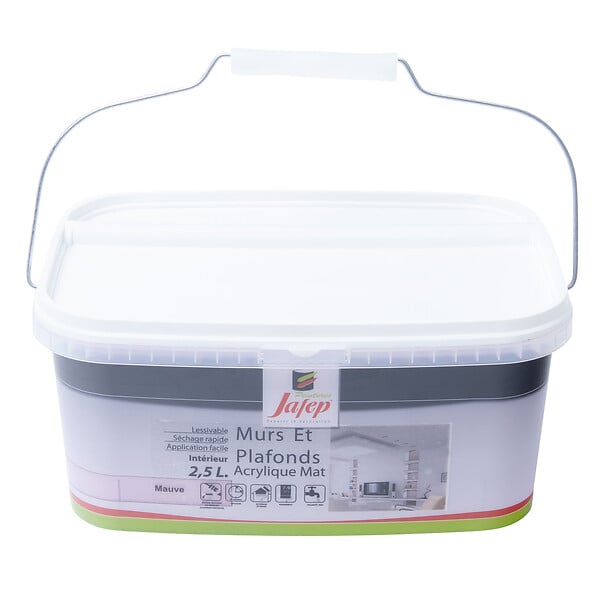 JAFEP - Peinture mur et plafond acrylique mat mauve  2,5L  Jafep - large