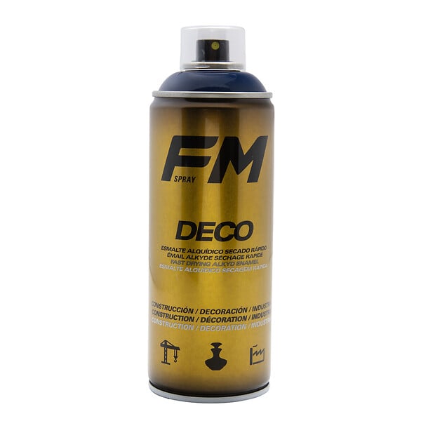 FM SPRAY - Bombe de peinture bleu 400ml Bleu saphir - RAL 5003 - large