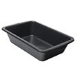 MONDELIN - Auge de maçon en plastique noir Mondelin 35 litres (75x49.5x18.5cm) - vignette