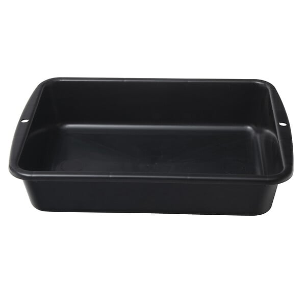 MONDELIN - Auge de maçon en plastique noir Mondelin 10 litres (45x33x9.5cm) - large