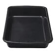 MONDELIN - Auge de maçon en plastique noir Mondelin 10 litres (45x33x9.5cm) - vignette