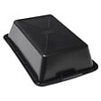 MONDELIN - Auge de maçon en plastique noir Mondelin 25 litres (63x42x12cm) - vignette