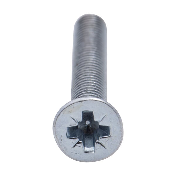 VISSAL - Vis à métaux zinguée tête fraisée PZ cruciforme Viswood Ø 6x20 mm (lot de 12 vis+écrou) - large