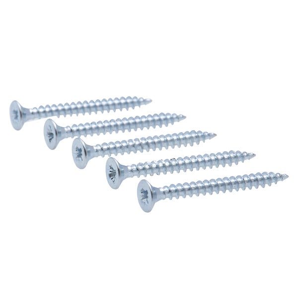 VISSAL - Vis à bois tête fraisée PZ zinguée Viswood filet total 3x30 mm (x100 vis) - large