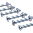 VISSAL - Vis à métaux zinguée tête fraisée PZ cruciforme Viswood Ø 4x20 mm (lot de 14 vis+écrou) - vignette