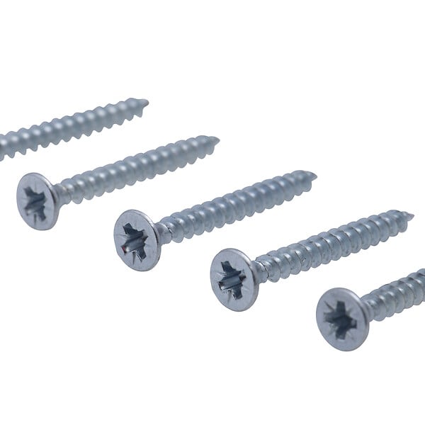 VISSAL - Vis à bois tête fraisée PZ zinguée Viswood filet total 4x30mm (x20 vis) - large