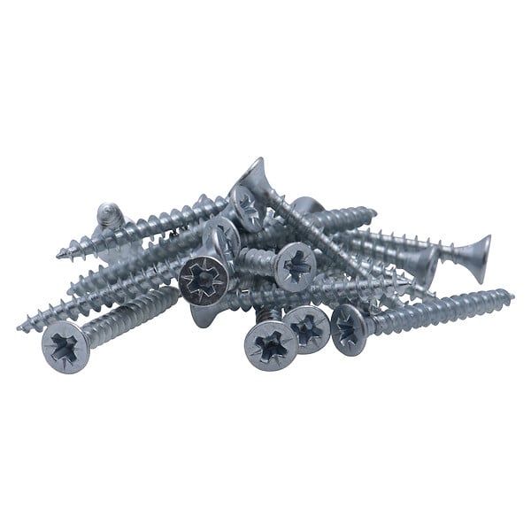 VISSAL - Vis à bois tête fraisée PZ zinguée Viswood filet total 4x30mm (x20 vis) - large