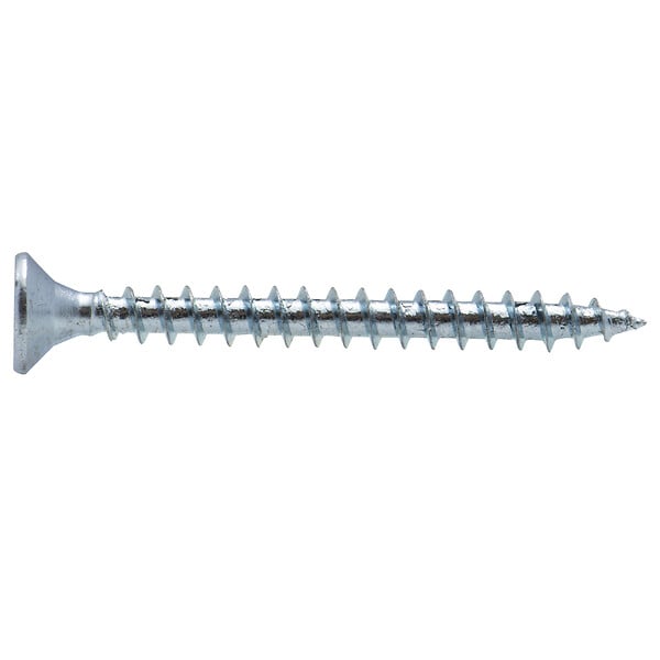 VISSAL - Vis à bois tête fraisée PZ zinguée Viswood filet total 4x16 mm (x100 vis) - large