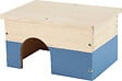 ZOLUX - Maison bois cochon d'inde - Bleu - 30 x 21 x 16cm - vignette
