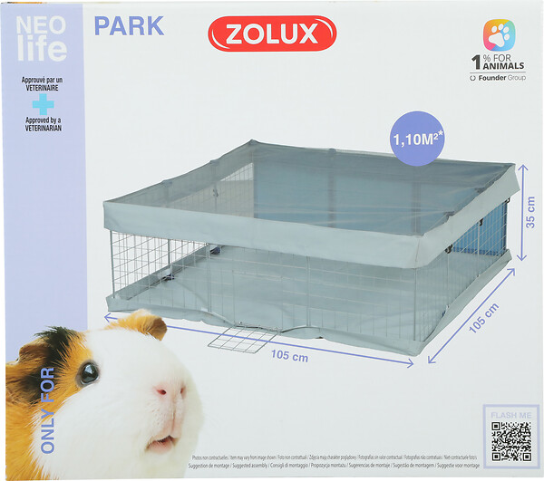 ZOLUX - Enclos cochon d'Inde Neopark Neolife - 105x105x35cm - large