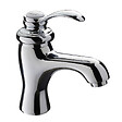 PLANETE BAIN - Mitigeur lavabo rétro chromé avec bonde H 17 cm - Oxford 2 - vignette