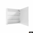 OTITEC - Armoire/Miroir de salle de bain | NOVA | Blanc | 60 x 60 x 15 cm - vignette