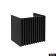 OTITEC - Meuble sous vasque - version tiroirs | NOVA | NOIR | 60 x 56 x 45 cm - vignette