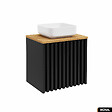 OTITEC - Meuble sous vasque - version portes | NOVA | NOIR | 60 x 56 x 45 cm - vignette