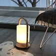 LUMISKY - Lanterne sans fil LED WOODY H37cm - vignette