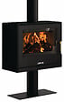 JUSTUS - Pied métal central - Acier - Noir - Réglable 4 cm - vignette