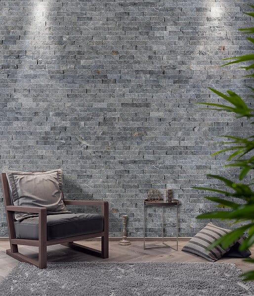 MODULO - Plaq par travert silver 0.48m2 - large