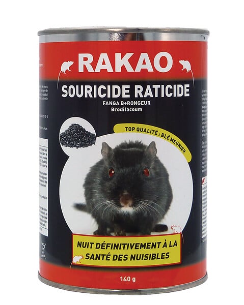 START - Souricide raticide grains de blé - 140g - 7 sachets - large