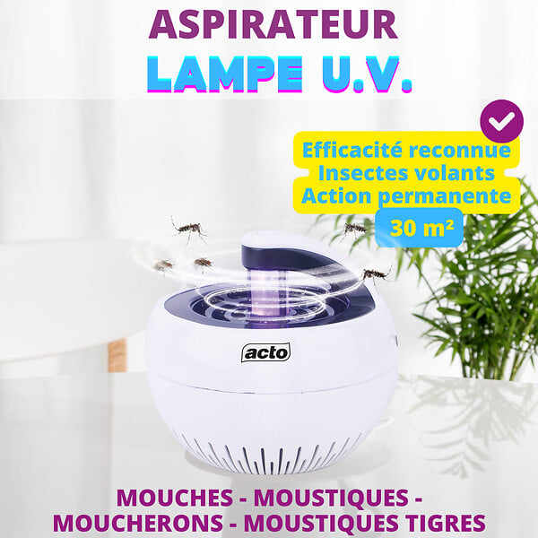 ACTO - Aspirateur à moustiques ACTO - LED UV - 5W - large
