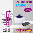 ACTO - Aspirateur à moustiques ACTO - LED UV - 5W - vignette