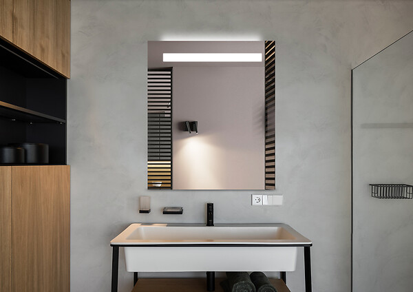 MP GLASS - Miroir led first 70x60 cm - large