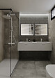MP GLASS - Miroir LED Chicago - Noir mat - 70x80cm - vignette