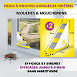 ACTO - Piège à mouches - Angle fenêtre - Parfum banane - Lot de 2 - vignette