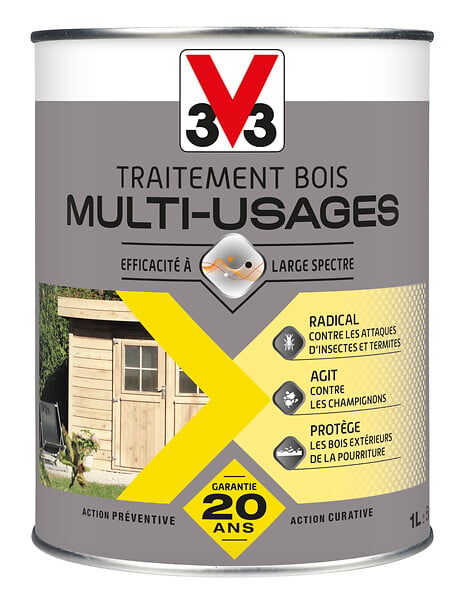 V33 BOIS - Traitement multi-usages 1 litre - large