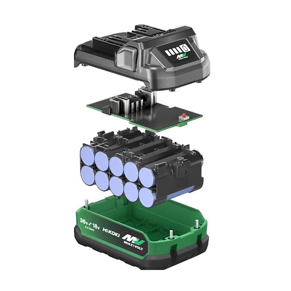 HIKOKI - Batterie Multivolt HIKOKI BSL36B18X - 18V 8AH / 36V 4AH - 380084 indicateur de charge - large