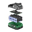 HIKOKI - Batterie Multivolt HIKOKI BSL36B18X - 18V 8AH / 36V 4AH - 380084 indicateur de charge - vignette