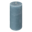 ATMOSPHERA - Bougie cylindrique Rustic - Paraffine - Bleu Orage - 50h - vignette
