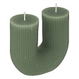 ATMOSPHERA - Bougie décorative - Paraffine - Vert Céladon - 20h - vignette