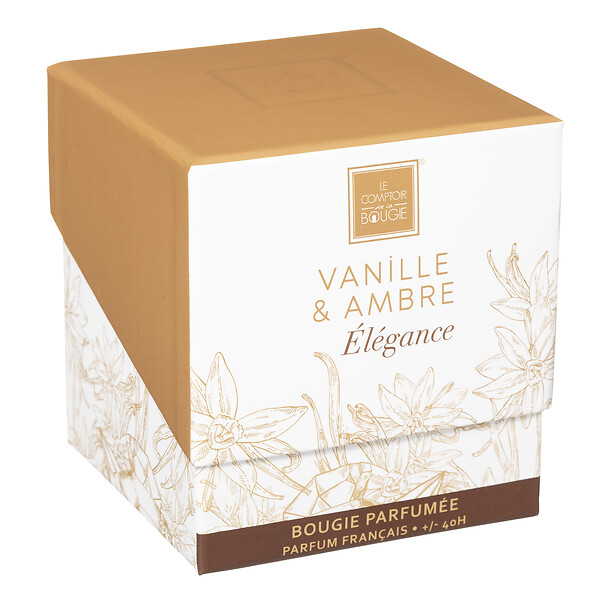 ATMOSPHERA - Bougie parfumée Maël - Vanille et Ambre - 190g - large