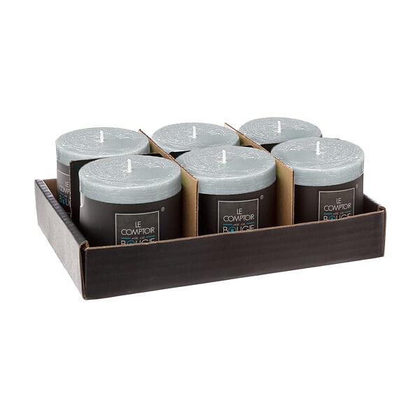 ATMOSPHERA - Bougie cylindrique paraffine Olia Beige 25h - large