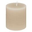 ATMOSPHERA - Bougie cylindrique paraffine Olia Beige 25h - vignette