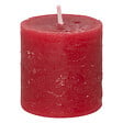 ATMOSPHERA - 4 bougies chauffe-plat rouges - Olia - Rustique - Diam.4.5cm - vignette