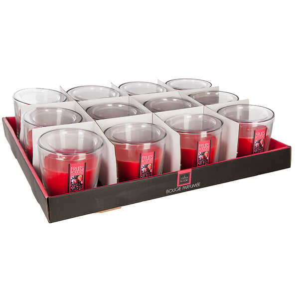 ATMOSPHERA - Bougie parfumée cire Nina Rouge 90g - large