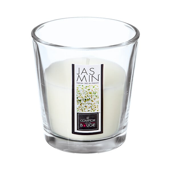 ATMOSPHERA - Bougie parfumée cire et verre Nina Jasmin Multicolore 90g - large
