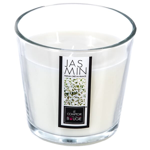 ATMOSPHERA - Bougie parfumée verre Nina Jasmin 500g - large
