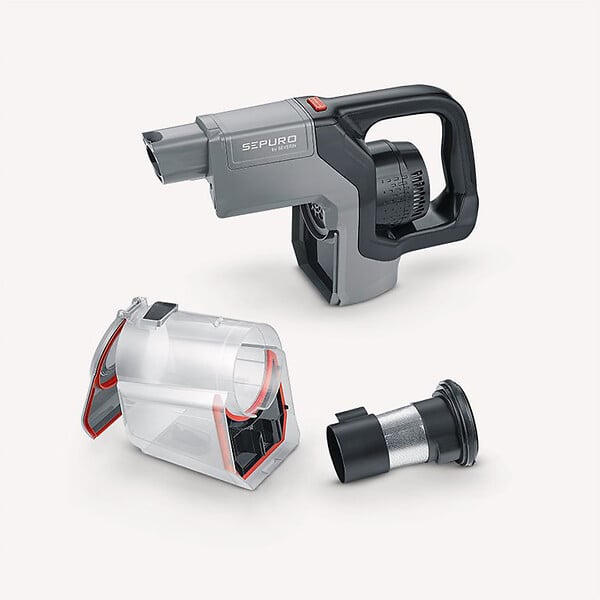 SEVERIN - aspirateur balai 2en1 rechargeable 18v gris - hv7184 - large