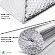 VOUNOT - Isolant thermique a bulle double couche aluminium radiateur reflecteur 1.22x20m - vignette