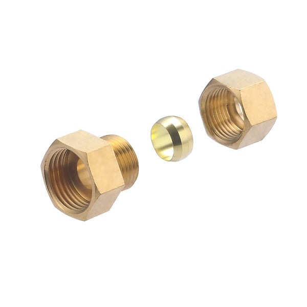 NOYON & THIEBAULT - Raccord bicone (a Visser) pour Tube Cuivre Ø12 - Femelle 15x21 (1/2) NOYON & THIEBAULT - large