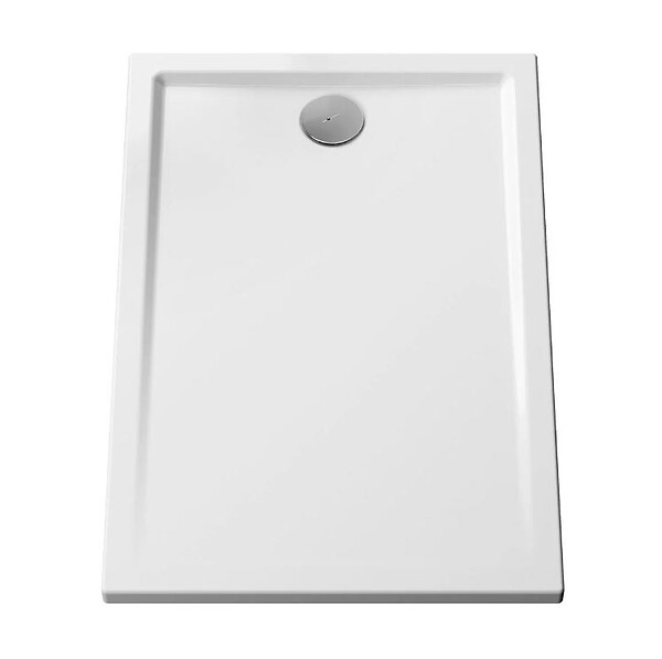 VITRA - Receveur de douche - Cascade (sans bonde) - 1200 x 800 x 40mm - BLANC - 3 faces émaillées PN12blanc - large