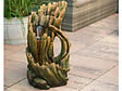 UBBINK - Fontaine de jardin Alcamo tronc d'arbre avec chute d'eau et éclairage LED - Ubbink - vignette