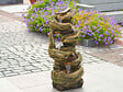 UBBINK - Fontaine de jardin Trabia tronc d'arbre avec cascade et éclairage LED - Ubbink - vignette